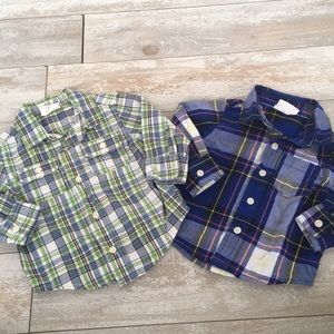 Pair of Crazy 8 Button Down Shirts